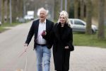 Almere 10 april 2021
Peter Jan Rens met zijn nieuwe vriendin Willeke Schoonewille