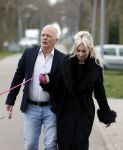 Almere 10 april 2021
Peter Jan Rens met zijn nieuwe vriendin Willeke Schoonewille