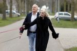 Almere 10 april 2021
Peter Jan Rens met zijn nieuwe vriendin Willeke Schoonewille