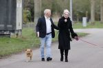 Almere 10 april 2021
Peter Jan Rens met zijn nieuwe vriendin Willeke Schoonewille
