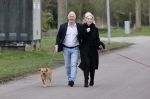 Almere 10 april 2021
Peter Jan Rens met zijn nieuwe vriendin Willeke Schoonewille