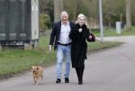 Almere 10 april 2021
Peter Jan Rens met zijn nieuwe vriendin Willeke Schoonewille