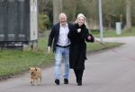 Almere 10 april 2021
Peter Jan Rens met zijn nieuwe vriendin Willeke Schoonewille