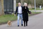 Almere 10 april 2021
Peter Jan Rens met zijn nieuwe vriendin Willeke Schoonewille