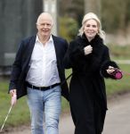 Almere 10 april 2021
Peter Jan Rens met zijn nieuwe vriendin Willeke Schoonewille