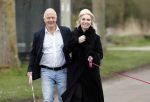 Almere 10 april 2021
Peter Jan Rens met zijn nieuwe vriendin Willeke Schoonewille