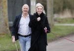 Almere 10 april 2021
Peter Jan Rens met zijn nieuwe vriendin Willeke Schoonewille