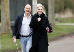 Almere 10 april 2021
Peter Jan Rens met zijn nieuwe vriendin Willeke Schoonewille