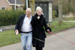 Almere 10 april 2021
Peter Jan Rens met zijn nieuwe vriendin Willeke Schoonewille
