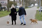 Almere 10 april 2021
Peter Jan Rens met zijn nieuwe vriendin Willeke Schoonewille
