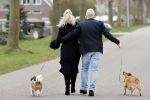 Almere 10 april 2021
Peter Jan Rens met zijn nieuwe vriendin Willeke Schoonewille