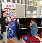 Rotterdam, 23 April 2021
Sophia Kinderziekenhuis
Roel v Velzen met de kinderen Lotte Riegen en Noud Kradolfer