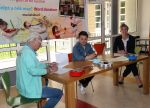 Rotterdam, 23 April 2021
Sophia Kinderziekenhuis
Roel v Velzen met de kinderen Lotte Riegen en Noud Kradolfer