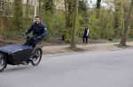 Amsterdam 15 april 2021
Sander lantinga met bakfiets in het Vondelpark