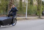 Amsterdam 15 april 2021
Sander lantinga met bakfiets in het Vondelpark