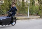 Amsterdam 15 april 2021
Sander lantinga met bakfiets in het Vondelpark
