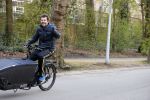 Amsterdam 15 april 2021
Sander lantinga met bakfiets in het Vondelpark
