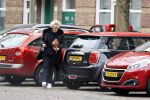 Amsterdam 7 april 2021
Simone Kleinsma doet boodschappen op de cornelis schuytstraat en gaat daarna naar de voetpedicure