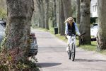 Bergen 19 april 2021
Sonja Bakker fietst op haar mountainbike naar huis