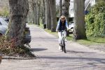 Bergen 19 april 2021
Sonja Bakker fietst op haar mountainbike naar huis