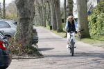 Bergen 19 april 2021
Sonja Bakker fietst op haar mountainbike naar huis