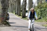 Bergen 19 april 2021
Sonja Bakker fietst op haar mountainbike naar huis