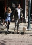 Amsterdam 17 april 2021
Stephanie Tency en haar vriend Mark op straat in Amsterdam zuid.