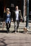 Amsterdam 17 april 2021
Stephanie Tency en haar vriend Mark op straat in Amsterdam zuid.