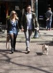 Amsterdam 17 april 2021
Stephanie Tency en haar vriend Mark op straat in Amsterdam zuid.