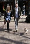 Amsterdam 17 april 2021
Stephanie Tency en haar vriend Mark op straat in Amsterdam zuid.