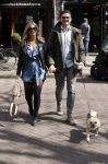 Amsterdam 17 april 2021
Stephanie Tency en haar vriend Mark op straat in Amsterdam zuid.
