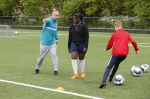 Utrecht 16 mei 2021
Eerste dag van de Sneijder Acadamy . De voetbalschool wordt geleid door Wesley Sneijder Rodney Sneijder  Tarik Divarci en Reduan Diba . Ze trainen op de velden van DHSC. Ook de zoon van Wesley Jessey traint mee.