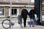 Amsterdam 10 april 2021
Theo Heuft met zijn vriendin op de pc hooftstraat