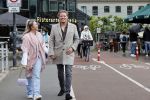 Amsterdam 15 mei 2021
Thomas Berge met zijn nieuwe vriendin Elianne Zweipfenning in het centrum van Amsterdam.