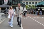 Amsterdam 15 mei 2021
Thomas Berge met zijn nieuwe vriendin Elianne Zweipfenning in het centrum van Amsterdam.
