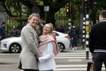 Amsterdam 15 mei 2021
Thomas Berge met zijn nieuwe vriendin Elianne Zweipfenning in het centrum van Amsterdam.