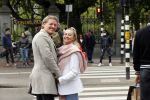 Amsterdam 15 mei 2021
Thomas Berge met zijn nieuwe vriendin Elianne Zweipfenning in het centrum van Amsterdam.