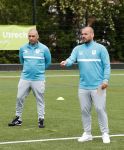 Utrecht 16 mei 2021
Eerste dag van de Sneijder Acadamy . De voetbalschool wordt geleid door Wesley Sneijder Rodney Sneijder  Tarik Divarci en Reduan Diba . Ze trainen op de velden van DHSC. Ook de zoon van Wesley Jessey traint mee.