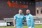 Utrecht 16 mei 2021
Eerste dag van de Sneijder Acadamy . De voetbalschool wordt geleid door Wesley Sneijder Rodney Sneijder  Tarik Divarci en Reduan Diba . Ze trainen op de velden van DHSC. Ook de zoon van Wesley Jessey traint mee.