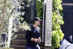Mijdrecht 11 mei 2022
Andre Hazes vertrekt vanaf het huis van zijn moeder Rachel om te gaan sporten .