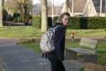 Ijhorst Staphorst 19 april 2022
Anne Lok vertrekt vanaf haar huis naar het stadhuis van Staphorst