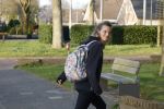Ijhorst Staphorst 19 april 2022
Anne Lok vertrekt vanaf haar huis naar het stadhuis van Staphorst