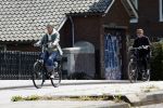 Amsterdam 6 mei 2022
De ouders van Bridget Maasland op de fiets in Amsterdam zuid