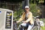 Amsterdam 10 mei 2022
Chris Zegers op de fiets in Amsterdam.
