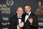Rotterdam 28 april 2022
Musicalawards gala in Ahoy Rotterdam.
Ernst Bobby en de rest. 
Gert-Jan v d Ende en  Erik van Trommel Bobby en de rest