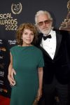 Rotterdam 28 april 2022
Musicalawards gala in Ahoy Rotterdam.
henriette Tol met  partner Snoek