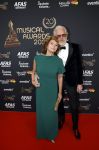 Rotterdam 28 april 2022
Musicalawards gala in Ahoy Rotterdam.
henriette Tol met  partner Snoek