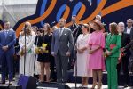 Maastricht 27 april 2022
Koningsdag wordt dit jaar in Maastricht gevierd . Aanwezig Koning Willem Alexander Koningin Maxima Prinses Amalia Prinses Alexia Prinses Ariane Prins Constantijn Prinses Laurentien Prins Maurits Prinses Marilene Prins Bernhard Prinses Annette Prins Floris Prinses Aimee Prins Pieter Christiaan en Prinses Annette.