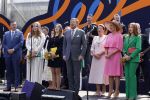 Maastricht 27 april 2022
Koningsdag wordt dit jaar in Maastricht gevierd . Aanwezig Koning Willem Alexander Koningin Maxima Prinses Amalia Prinses Alexia Prinses Ariane Prins Constantijn Prinses Laurentien Prins Maurits Prinses Marilene Prins Bernhard Prinses Annette Prins Floris Prinses Aimee Prins Pieter Christiaan en Prinses Annette.