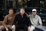 Amsterdam 10 mei 2022
Nathan v Kooperen Lil Kleine en Jacob Ferilli voor 1Amsterdam